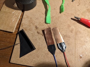 Break down of a DIY pressure sensor made with copper and velostat